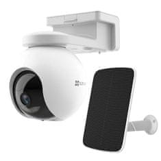 EZVIZ IP kamera HB8 Pro 4K komplet/ PTZ/ Wi-Fi/ 8Mpix/ IP65 zaščita/ 2,8 mm objektiv/ H.265/ IR do 15 m/ 5W sončna plošča