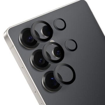 PAKET:Zaščita objektiva za Samsung Galaxy S25 Ultra Titanium Black