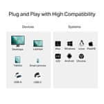 Bralnik kartic TP-Link UA430D USB3.0 tip C, microSD/SDHC/SDXC