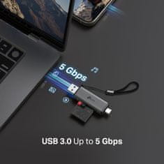 Bralnik kartic TP-Link UA430D USB3.0 tip C, microSD/SDHC/SDXC