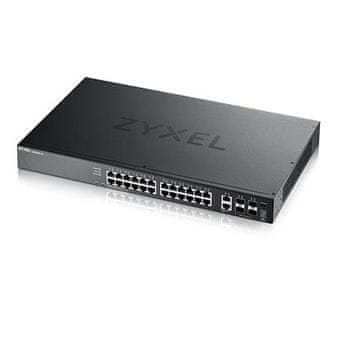 Zyxel XGS2220-30, stikalo za dostop L3, 24x1G RJ45 2x10mG RJ45, 4x10G SFP+ Uplink, vključno z 1 letom NebulaFlex Pro