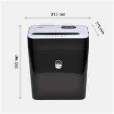 Uničevalnik DESQ, 4 x 29 mm, 18 l, navzkrižni rez