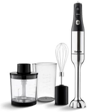 Salente Mixxo večnamenski palični mešalnik 3v1, 1200 W, iz nerjavečega jekla, črn