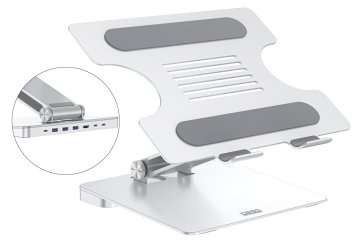 Stojalo za prenosni računalnik DESQ, 6 priključkov