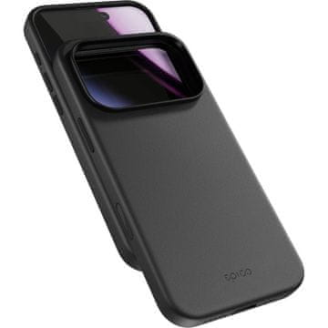 EPICO Mag+ usnjeni etui iP17 Pro Max BK