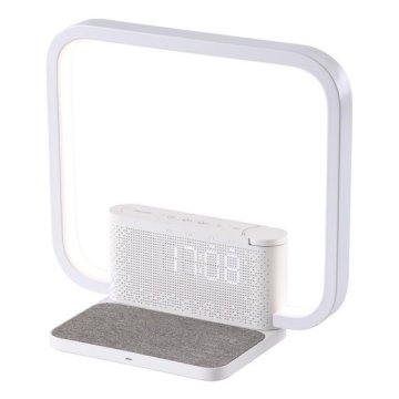 IMMAX LED namizna svetilka CRANE/ polnjenje Qi/ 18W/ budilka/ 12V/1,5A/ 200lm/ bela