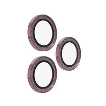 ZAGG Zaščitna leča za Apple iPhone 17 Pro/Pro Max/16 Pro/Pro Max/15 Pro/Pro Max - roza bleščice