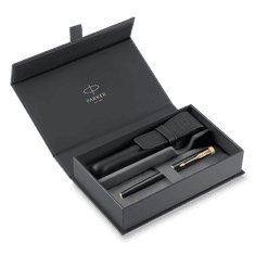 Parker IM Premium Black GT darilna škatla - komplet pisala in etuija