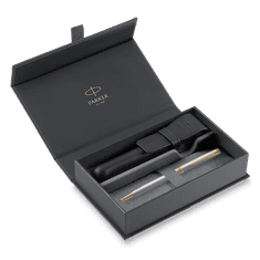Parker Sonnet iz nerjavečega jekla GT - komplet krogličnega peresa in etuija