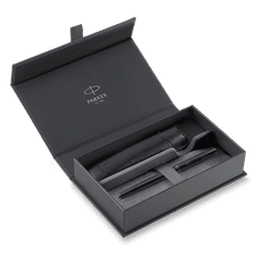 Parker IM Achromatic Black BT darilna škatla - komplet nalivnega peresa in etuija