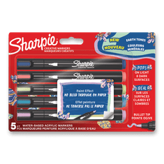 Akrilni marker Sharpie Bullet - komplet 5 barv