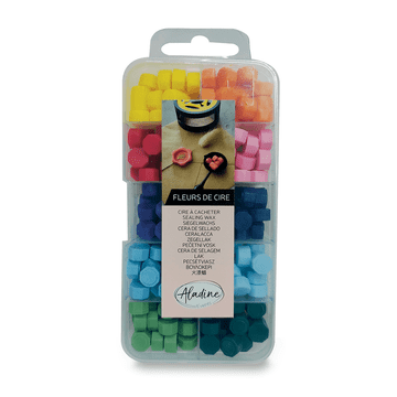 Aladine granulirani vosek za pečatenje - svetle barve