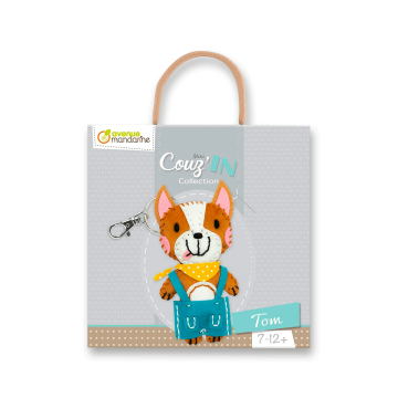 Ustvarjalni set Avenue Mandarine Obesek za prišitje - Pes Tom