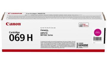 Canonova originalna visokozmogljiva tonerska kartuša 069 H M magenta, MF752Cdw, 754Cdw, LBP673Cdw, zmogljivost5 500 strani/K/
