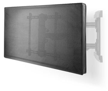 NEDIS pokrov za televizor na prostem/ velikost zaslona 30-32"/ vrhunska kakovost Oxford/ vodoodporen/ 360° zaščita/ črn