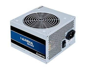 Chieftec Napajalnik iARENA, GPB-350S, 350W, 120mm ventilator, PFC, učinkovitost >85%, v razsutem stanju