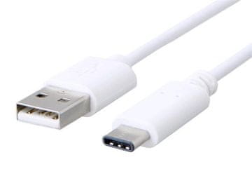 C-Tech Kabel USB 2.0 AM do Type-C (AM/CM), 2 m, bel