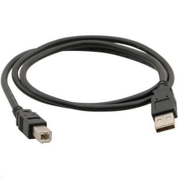 C-Tech Kabel USB A-B 1,8 m 2.0, črn