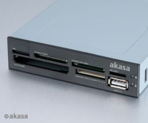 Akasa int. USB 2.0 notranji bralnik kartic + USB 2.0