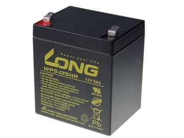 Long AVACOM dolga baterija WP5-12SHR (12V/5Ah - Faston 250, HighRate)