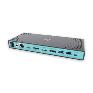 I-TEC USB 3.0 / USB-C 5K Univerzalna dvojna priklopna postaja