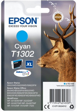 Epson Epsonova kartuša s črnilom/ T1302/ enopak DURABrite Ultra Ink/ XL cyan