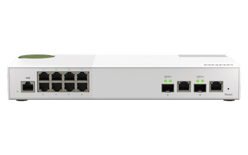 Qnap Upravljano stikalo QSW-M2108-2C (8x 2,5GbE RJ45 in 2x kombinirano 10GbE SFP+/RJ-45)