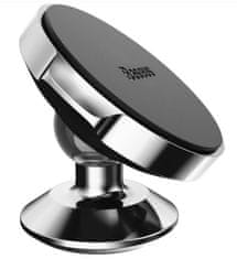 BASEUS SUER-B01 Magnetno držalo za mala ušesa z magnetnim priseskom vertikalno črno