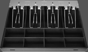 Virtuos Ločen plastični ovitek 4/8, kovinska držala za bankovce