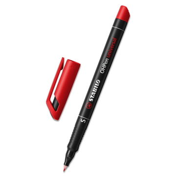 Stabilo Permanentni marker OHPen 841 S - rdeč