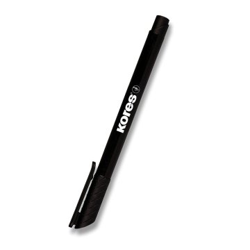 Kores Permanentni marker K-Marker tanek - črn