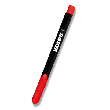 Kores Permanentni marker K-Marker tanek - rdeč