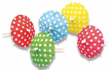 Amscan Dežniki - premer 10 cm