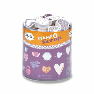 Aladine Stampo Žigi za odpadke - Srca, 35 kosov