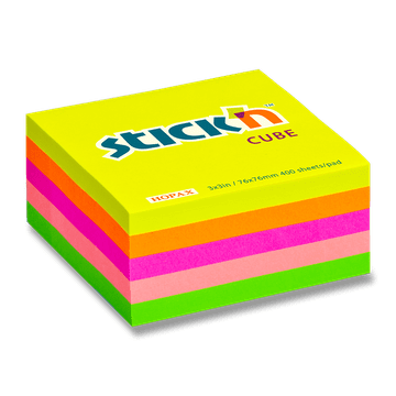 Stick'n Neon Notes - 76 × 76 mm, 400 listov