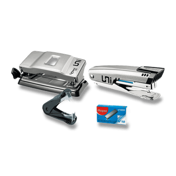 Maped Univerzalni pisarniški komplet št. 10 - spenjač + luknjač + spenjač