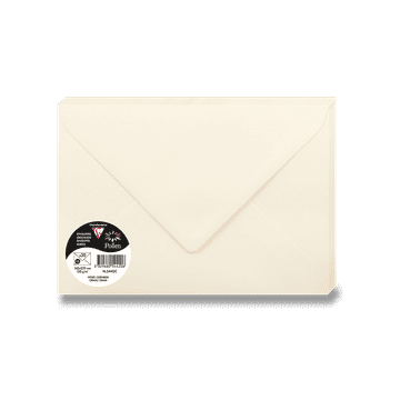 Clairefontaine Barvna kuverta, A5, limona, 20 kosov - krem