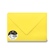 Clairefontaine Barvna kuverta, A5, 20 kosov - rumena
