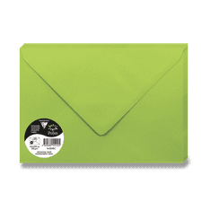 Clairefontaine Barvna kuverta, A5, 20 kosov - zelena