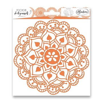 Aladine Plastična šablona - Mandala - 15 x 15 cm
