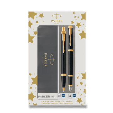 Parker IM Black GT - komplet nalivnega in pisalnega peresa