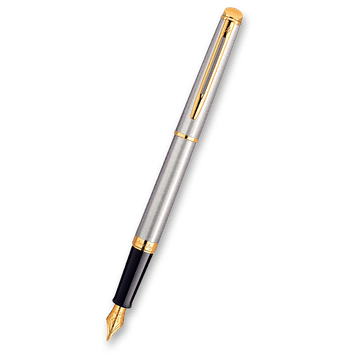 Waterman Nalivno pero Hémisphère iz nerjavečega jekla GT - peresnica F