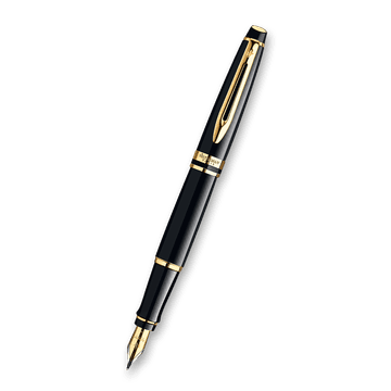 Waterman Nalivno pero Expert Black Lacquer GT - pest F