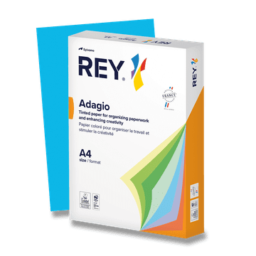Papyrus Rey Adagio barvni papir, intenzivna nasičenost, 500 listov - temno modra