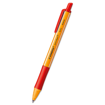 Stabilo pisalo za pisanje s kroglicami - rdeče