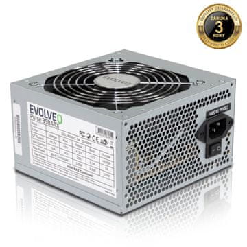 Evolveo Pulse 350, napajalnik 350W, ATX, tihi, v razsutem stanju, 3YRW