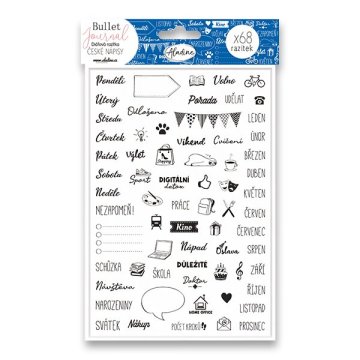 Aladine Znamke Stampo Bullet - češki napisi, 68 kosov
