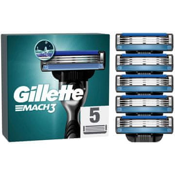 Gillette Britvice Mach3 5 kos