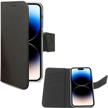 Celly Ovitek denarnica iPhone 14 Pro črn