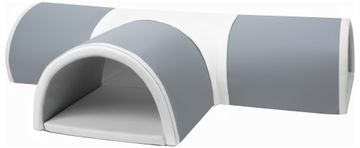 slomart Penasti 4-delni T-Tunel (barva: siva, bela/bela)